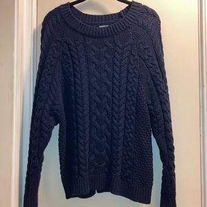 Aerie knitted navy blue sweater!